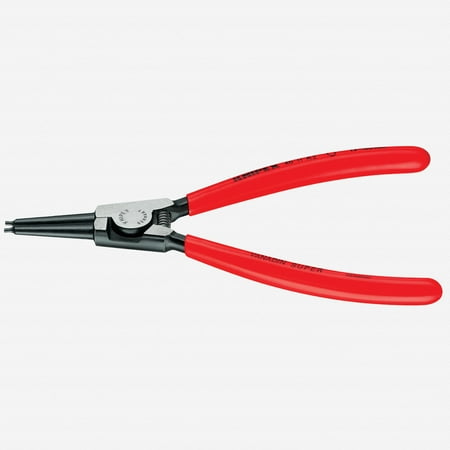 UPC: 0843221002749 | Knipex Straight Tip External Circlip Pliers 85-140 mm dia – Plastic Grip