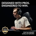 thumbnail image 3 of Logitech G PRO X 2 LIGHTSPEED Wireless Gaming Headset, Detachable Boom Mic for PC, PS5, PS4, Nintendo Switch, Black, 3 of 11