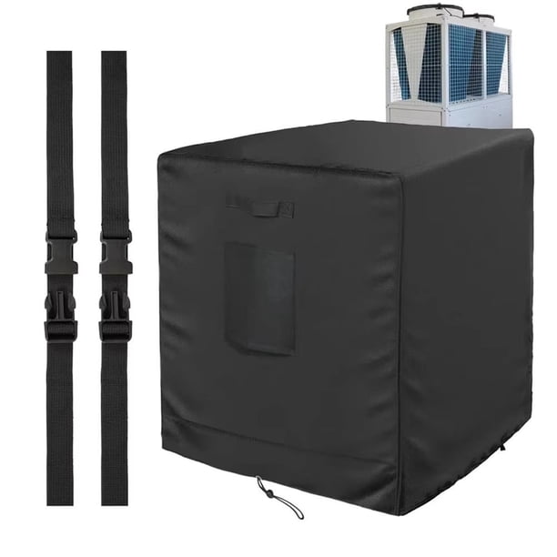 Fundas para Aire Acondicionado de Exterior, Impermeables, Resistentes Al Viento, Elásticas, para Casa, Dormitorio, Hotel y Apartamento.