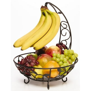 Pfaltzgraff® Basics Black Metal Wire Fruit Basket and Banana Hanger