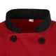 thumbnail image 5 of 1 chaqueta de manga corta para hombre, chaqueta de panadero, chaqueta de Hotel de cocina, abrigo Rojo 3XL Jinwen abrigo de chef para hombres, 5 of 8