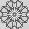 thumbnail image 1 of Ahgly Company Machine Washable Indoor Square Transitional Gray Area Rugs, 7' Square, 1 of 7