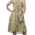 thumbnail image 2 of Moomaya Women Sundresses Tube Dress Printed Smocked Women Boho Knee Long Dress, 2 of 6