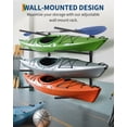 thumbnail image 2 of GloryStar Kayak Storage Rack, Freestanding Heavy Duty Stand with Adjustable Width for Secure Garage or Outdoor Storage, Perfect Rack for Kayak, Canoe, SUP Paddleboard, and Surfboard, 2 of 7