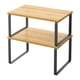 thumbnail image 2 of SONGMICS Estante para Especias, Juego de 2, Organizador de Armario, Especiero de Cocina Extensible, Negro y Natural, 2 of 10