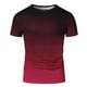 thumbnail image 3 of Tops para hombre, blusas y camisas de manga corta con cuello redondo para hombre, blusa informal de verano para hombre, blusa de manga corta con degradado y cuello redondo, blusa de poliéster para hom, 3 of 4