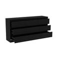 thumbnail image 7 of KULAGAGA Modern 9-Drawer Dresser Chest,63” Wide Storage Organizer with Handle-Free Design for Bedroom, Living Room, or Hallway - Black (63”W x 15.7”D x 31.5”H), 7 of 7