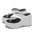 thumbnail image 2 of jiaxiM Women's Flip Flops Thong Sandals for Women Cute Indoor Slippers Non- Woven Sole Orthofeet Shoes for Women for Summer Beach, 2 of 8