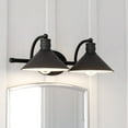 thumbnail image 2 of Akron 2 Light Bronze Farmhouse Barn Bathroom Vanity Fixture, 2 of 8