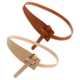 thumbnail image 1 of BESTYASH 2Ud Cinturones Decorativos De Cuero Sintético Para Abrigo Con Estilo Vintage Y Ancho, 1 of 8