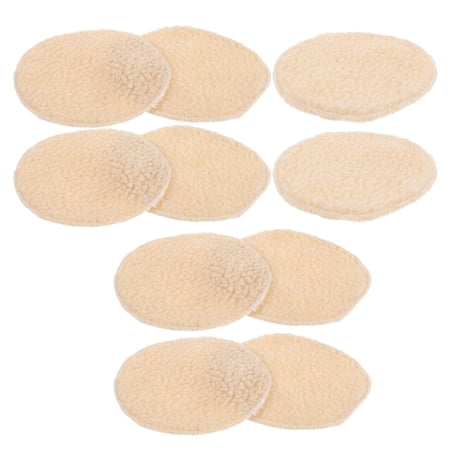 LOLIPPYY 10Pcs Parrot Nesting Bed Pads Light Brown Soft Washable Cushion for Bird Breeding and Hatch