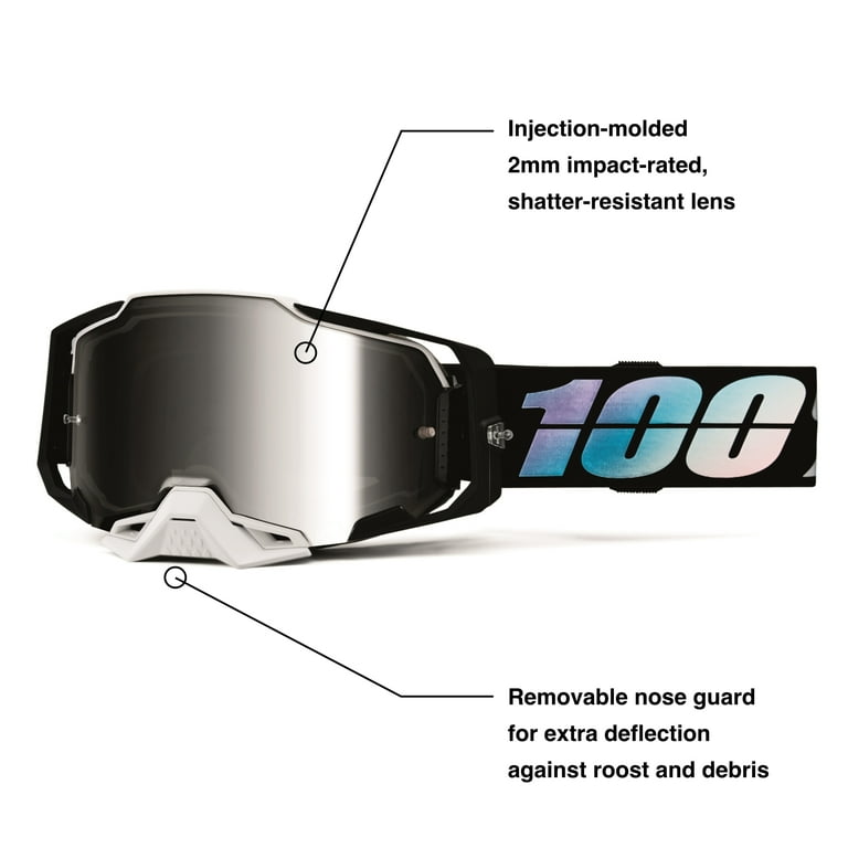100% ARMEGA Premium Protective Sport Goggles with Ultra HD Lens