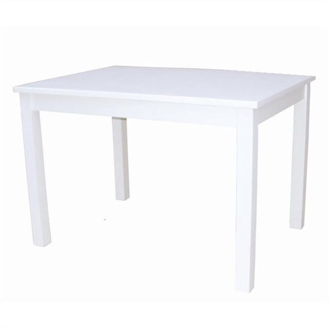 International Concepts Mission Table pour Enfants en Blanc Lin