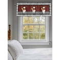 thumbnail image 3 of Valances for Windows Kitchen Chef Rod Pocket Cafe Window Treatments Valance Curtains for Kitchen Bathroom Laundry Basement Windows 60"x14", 3 of 9