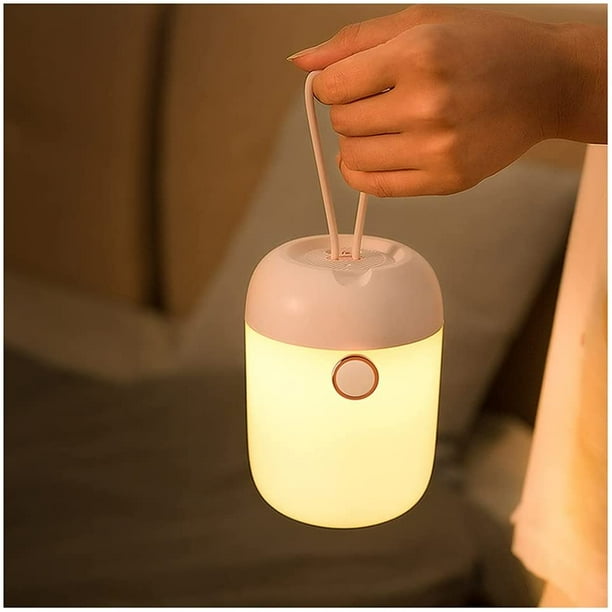Luz nocturna LED para niños, portátil, táctil, con carga USB, ideal para pasillos, dormitorios, habitaciones infantiles y mesitas de noche (color: colorido)