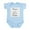 Sky Blue, variant on CafePress - ROCK CLIMBING Infant Bodysuit - Baby Light Bodysuit, Size Newborn - 24 Months