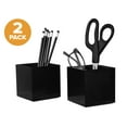 thumbnail image 5 of Bostitch Konnect Pencil Cup Desk Organizer, Pen Cup, 2 per pack, Black, 5 of 9