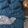 thumbnail image 4 of Juego de edredón Bedsure, tamaño king, 7 piezas, ropa de cama azul turquesa, 4 of 9