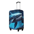 thumbnail image 2 of Haiem Colorful Ocean Whale Luggage Cover Printed Suitcase Covers for Luggage Elastic Washable Suitcase Protector Fits 18-32 Inch Luggage-X-Large, 2 of 8