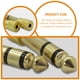 thumbnail image 3 of GAXIRE 2Pares Adaptador Estéreo Para Auriculares Metal Dorado Compatible Con Smartphones Y Tabletas, 3 of 8