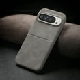 thumbnail image 3 of Dteck Slim for Google Pixel 9 Pro XL Case, Premium PU Leather Shockproof Back Hard Shell Phone Cover with Card Slot Holder for Pixel 9 Pro XL,Gray, 3 of 3