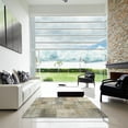 thumbnail image 7 of Ahgly Company Machine Washable Indoor Rectangle Contemporary Khaki Green Area Rugs, 4' x 6', 7 of 7