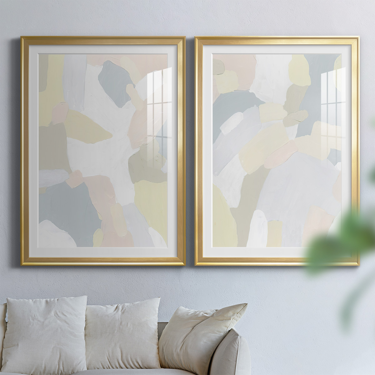 Wexford Home Sweet River I Premium Framed Print, 26.5" x 36.5" - Ready to Hang, Gold (Set of 2)