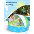 thumbnail image 2 of Piscina infantil Hikiddy plegable con toldo de 120 cm para 6 a 48 meses, 2 of 9