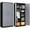 Black & Gray, variant on Fesbos Metal Storage Cabinets Lockers with Lock Door, 72'' Clothing Coat Steel Storage Freestanding Wardrobe for Office, Home, Employee,Gym,Fire Department