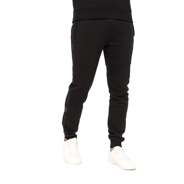 Crosshatch - Pantalón de Chándal Maldon para Hombre (Negro)