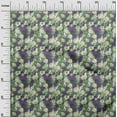 thumbnail image 3 of oneOone Cotton Poplin Twill Dusty Teal Green Fabric Floral Dress Material Fabric Print Fabric By The Yard 56 Inch Wide, 3 of 4