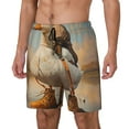 thumbnail image 1 of Balery Hiking Duck Bañador para hombre, shorts de playa de secado rápido con entrepierna y forro de compresión-Large, 1 of 6