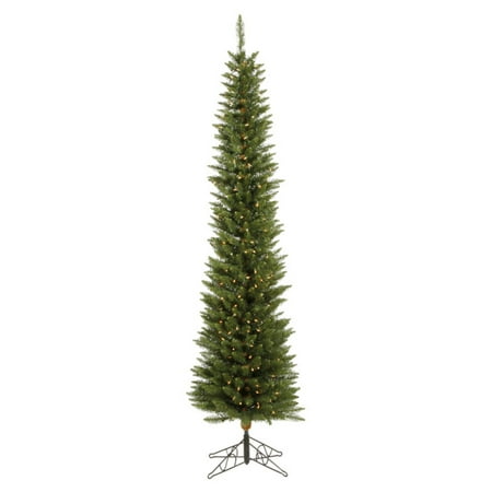 Vickerman Pre-Lit 8.5' Durham Pole Pine Artificial Christmas Tree, LED, Warm White