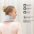 thumbnail image 4 of Visland Women Men Heated Scarf, Electric Adjustable 3 Levels 25-45 Degree Celsius Fashion Casual Solid Color Soft Cozy Plush Winter Neck Warm Scarf Wrap for Outdoor Daily Wear, 4 of 8