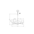 thumbnail image 3 of 7078-05-05-Forte Lighting-Eathan - 5 Light Chandelier-22.5 Inches Tall and 24.75 Inches Wide     -Traditional Installation, 3 of 3