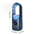thumbnail image 2 of BIMZUC Ventilador Sin Aspas USB 6 Velocidades Temporizador Azul, 2 of 5