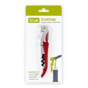 Truetap Metallic Red Double Hinged Waiters Corkscrew by True