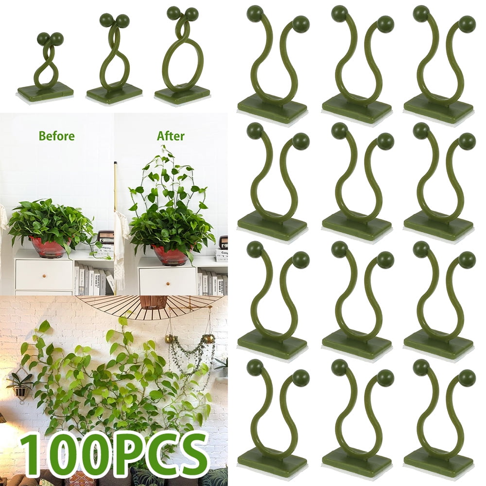 Rattan Plant Climbing Wall Clip Garden Vine Support Indoor Invisible Hook Useful 