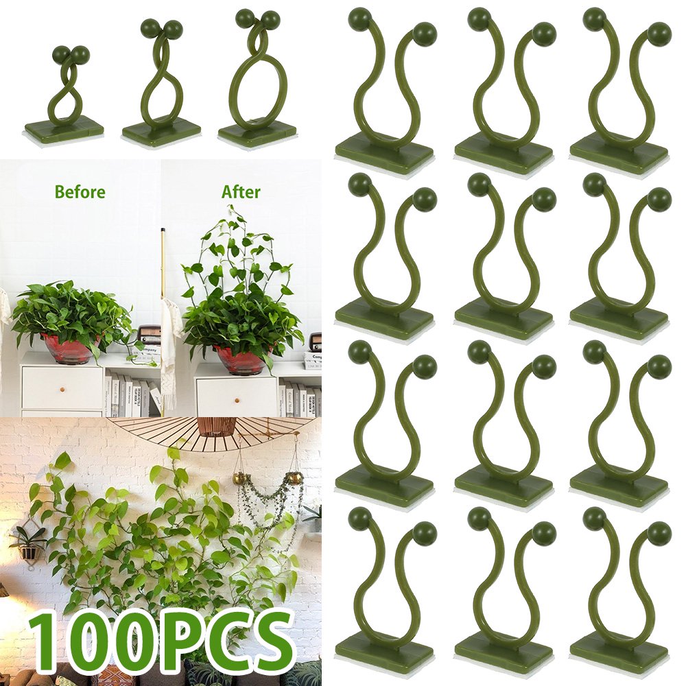 Willstar 100X Invisible Plant Climbing Wall Sticky Hook Vines Fixing