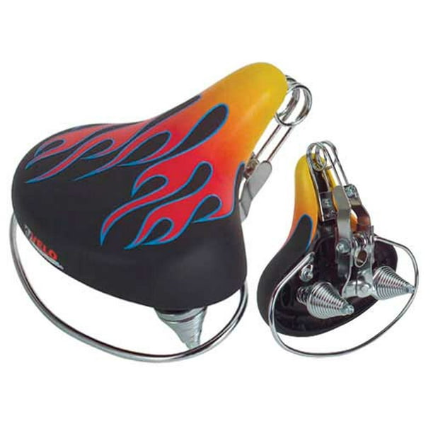 Beach Cruisers Saddle  Spring Flames. Bike seat,bicycle part, beach