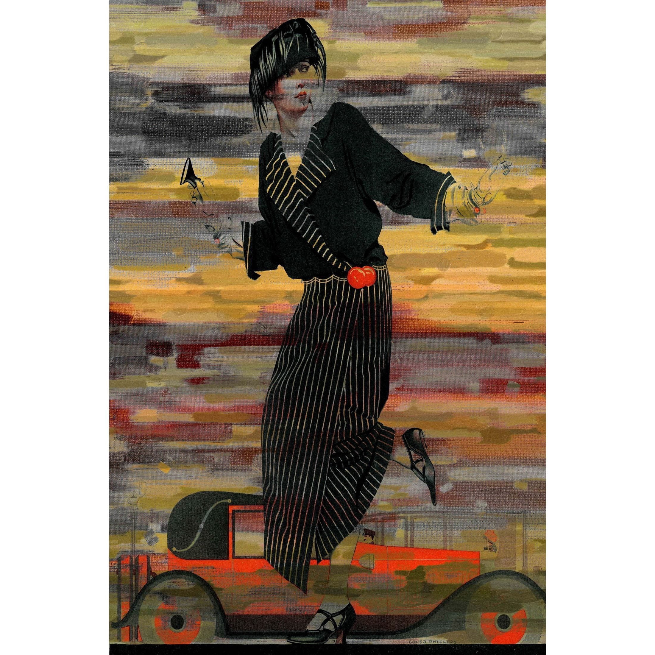 Parvez Michel Inc Parvez Taj - Broken Heel Painting Print on Canvas - Multi-color