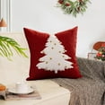 thumbnail image 6 of Throw Pillow Covers Christmas Pillowcase 17.71x17.71in Used For Christmas Decoration Winter Holiday Decoration Pillow Cover Suitable For Home Sofas, 6 of 6