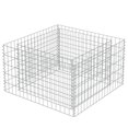 thumbnail image 2 of Casafoyer Gabion Raised Bed Galvanised Steel 35.4"x35.4"x19.7", 2 of 3