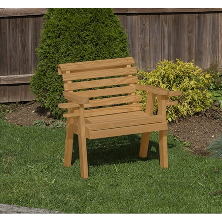 duty heavy outdoor patio amish roll chair usa dried kiln lb holders pine feet cup brown garden