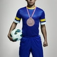 thumbnail image 6 of 3pcs Metal Award Medals with Neck Ribbon Wheats Winner Medal for Sports Games Competition (Golden, Silver, Bronze), 6 of 8