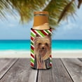 thumbnail image 3 of Yorkie Candy Cane Holiday Christmas Ultra Hugger for slim cans, 3 of 6