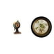 thumbnail image 1 of Reloj y marco de fotos de resina de estilo europeo moderno, pieza de colección para dormitorio, oficina, estantería, chimenea o armario. Adorno decora, 1 of 8