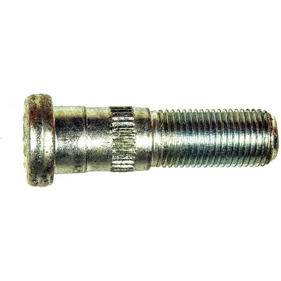 9/16-18 Serrated Wheel Stud - 0.625 In. Knurl, 2-1/8 In. Length