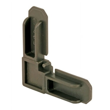 7/16 in. x 3/4 in. Bronze Plastic Screen Frame Corner (100-pack)