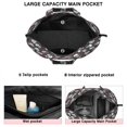 thumbnail image 3 of Green Skull Rose Pattern Travel Tote Bags for Women Carry On,Large Weekender Bags for Women Travel,Multi Functional Duffle Bag for Work,Shopping,Sports, 3 of 5